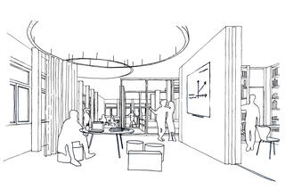 Lernlandschaft Freies Gymnasium Zürich, Skizze Lernlandschaft